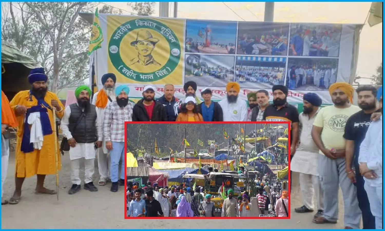 Himalaya stand with farmer : यूथ फॉर हिमालय के प्रतिनिधिमंडल ने शंभू बार्डर पहुंचकर किया किसान आंदोलन का समर्थन