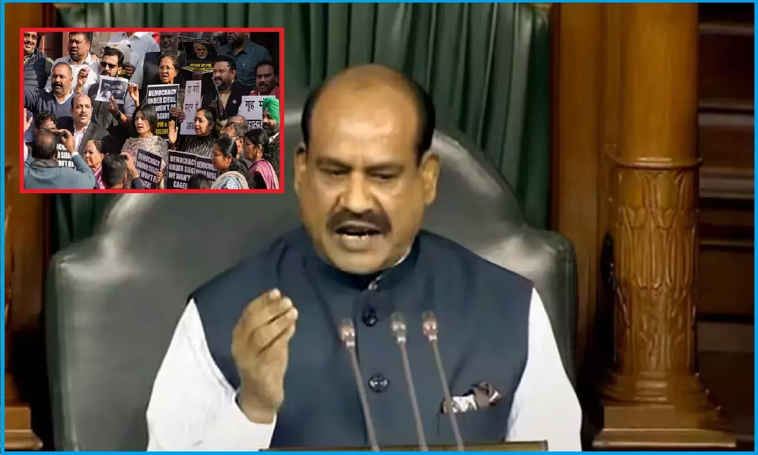 संसद में आपातकाल लाने वाले ओम बिड़ला जब याद करते हैं इंदिरा की इमरजेंसी !