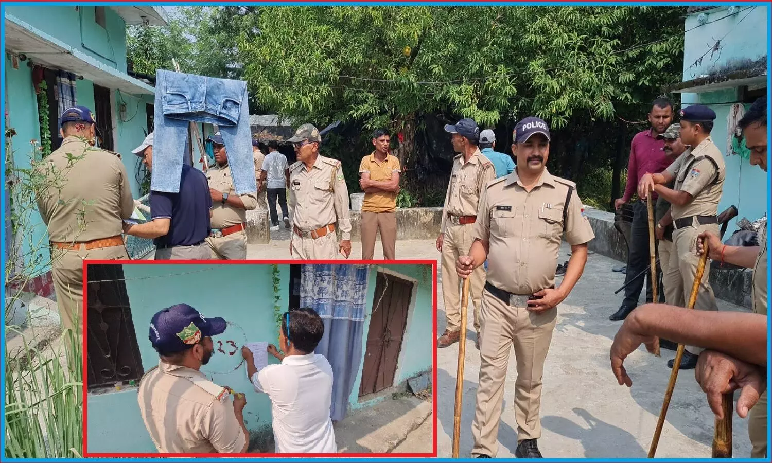 मर्दों की गैरमौजूदगी में रात को पूछड़ी में घरों में घुसा पुलिस प्रशासन, बेदखली का आदेश चस्पां-गांव में पसरा मातम