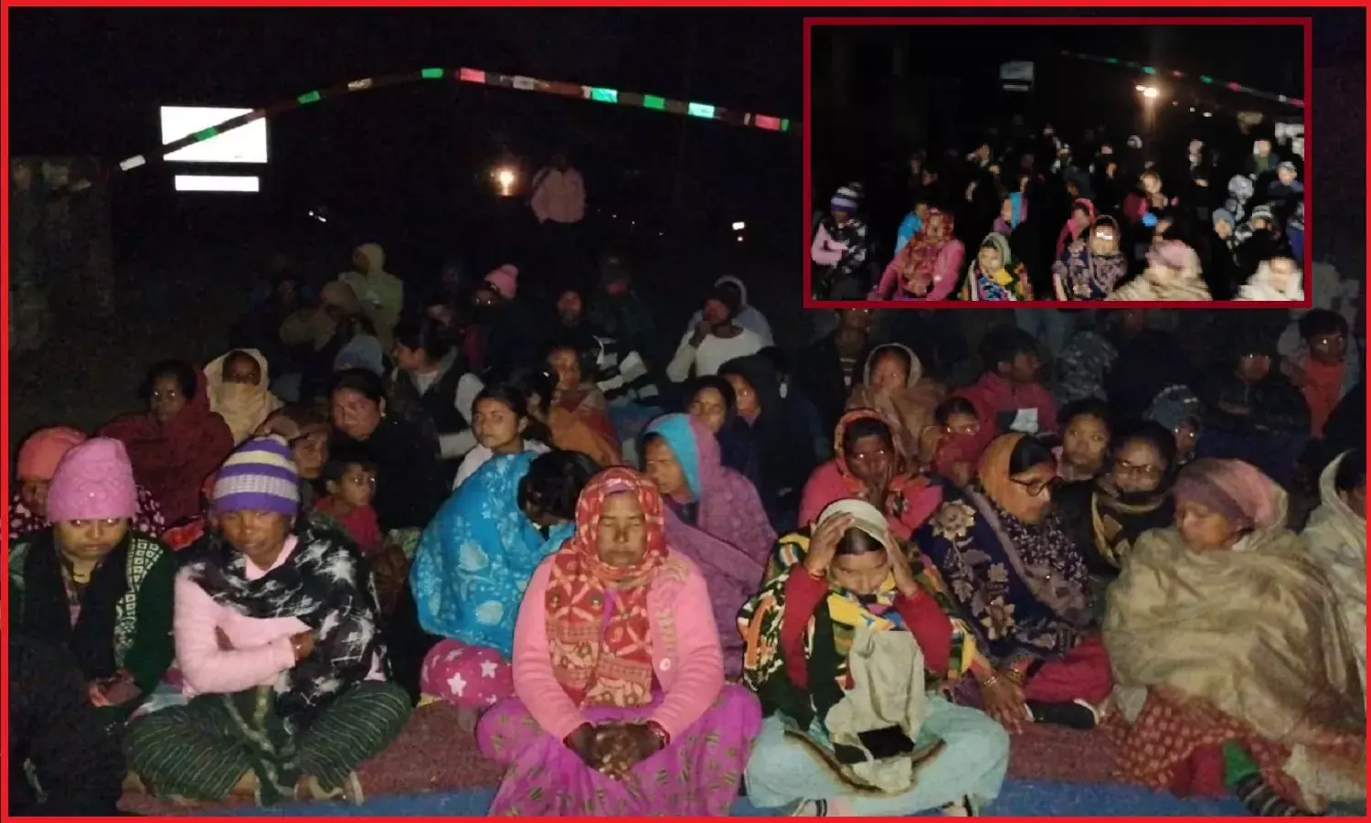 कार्बेट से सटे इलाकों में टाइगर और जंगली जानवरों का आतंक, सुरक्षा की मांग को लेकर ग्रामीणों का वन चौकी पर धरना