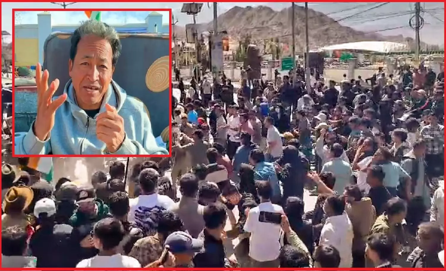 आज मेरा शांतिपूर्ण मार्ग पर चलने का संदेश विफल हो गया, लेह में जो हुआ वह बहुत दुखद... लद्दाख हिंसा से दुखी सोनम वांगचुक ने तोड़ी भूख हड़ताल