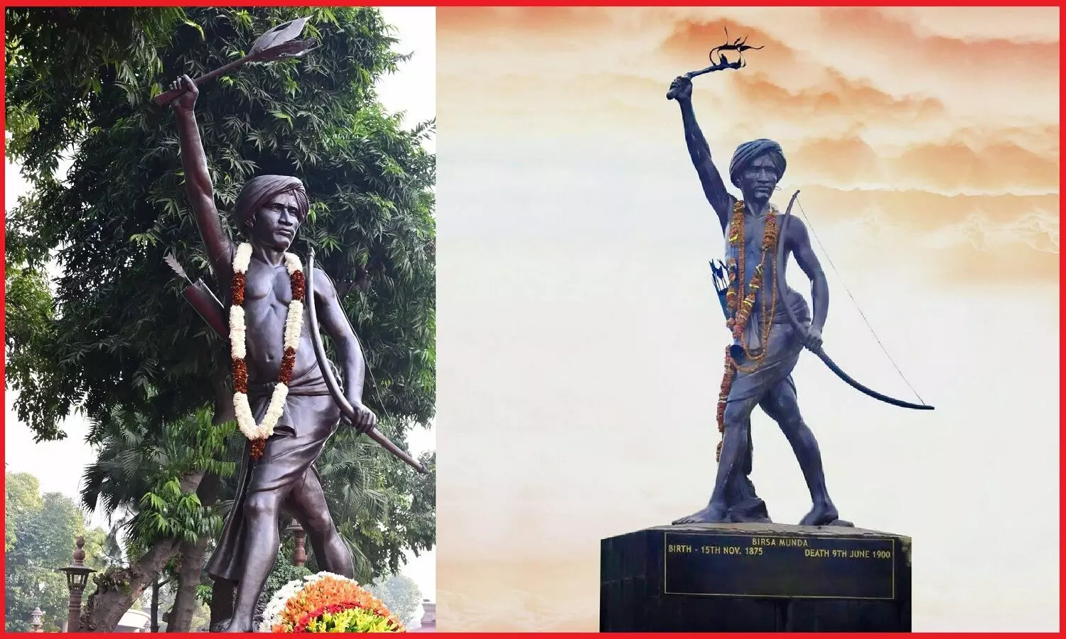 आदिवासियों को उनके अधिकारों के लिए जागरुक करने और आदिवासी हित में अंग्रेजों से संघर्ष करते हुए बीता बिरसा मुंडा का पूरा जीवन