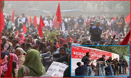 4 मज़दूर-विरोधी लेबर कोड रद्द करने और मज़दूरों के बुनियादी अधिकारों की सुरक्षा की मांग पर अखिल भारतीय मजदूर अधिकार दिवस आयोजित