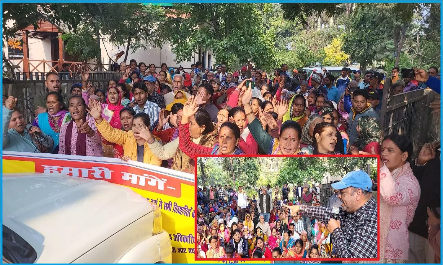 DFO तराई पश्चिमी और नैनीताल पुलिस प्रशासन ने कानून का उल्लंघन कर 60 से अधिक लोगों के घरों एवं खेतीयोग्य जमीन को बुलडोजर से रौंदा, पीड़ितों का वन विभाग कार्यालय पर हल्लाबोल DFO तराई पश्चिमी और नैनीताल पुलिस प्रशासन ने कानून का उल्लंघन कर 60 से अधिक लोगों के घरों एवं खेतीयोग्य जमीन को बुलडोजर से रौंदा, पीड़ितों का वन विभाग कार्यालय पर हल्लाबोल