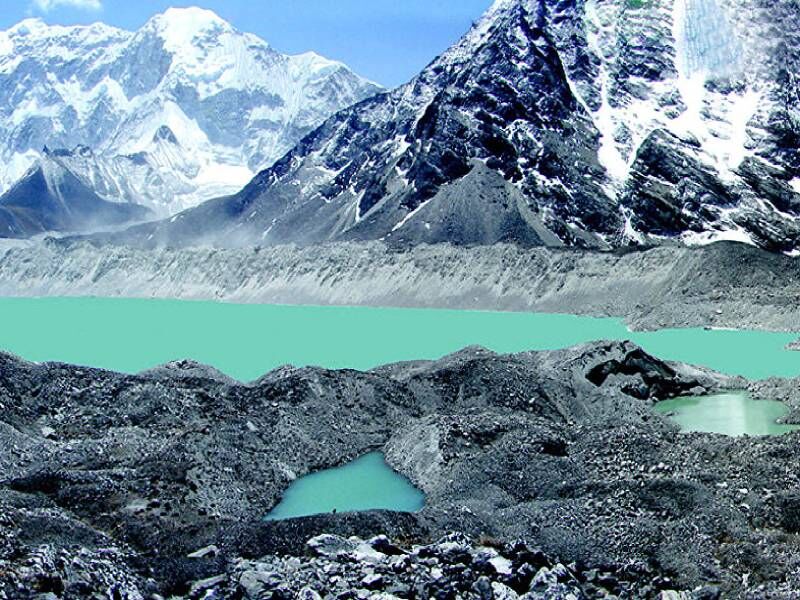 हिमालय पर घासों और झाड़ियों का बढ़ता दायरा और ग्लेशियरों का घटता क्षेत्रफल