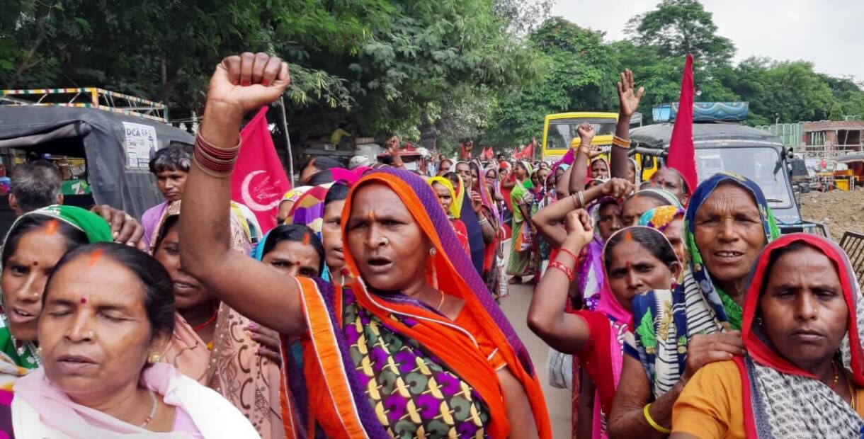 मजदूरों की बढ़ती बेरोजगारी और उनके हकों को लेकर मासा ने किया देशव्यापी विरोध प्रदर्शन