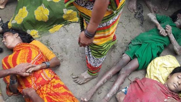 मूंग की ​फलियां तोड़तीं 6 महिला मजदूरों की मौत