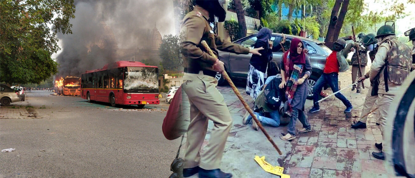 CAB के खिलाफ प्रदर्शन हुआ उग्र, जामिया में बसों में लगाई आग, मनीष सिसोदिया बोले BJP ने पुलिस से लगवाई आग