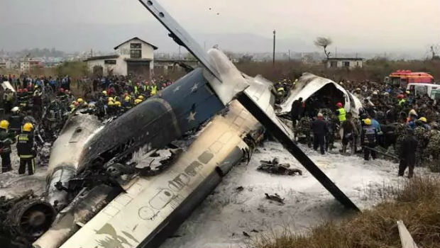 काठमांडू में विमान हुआ दुर्घटनाग्रस्त, 50 के मरने की आशंका