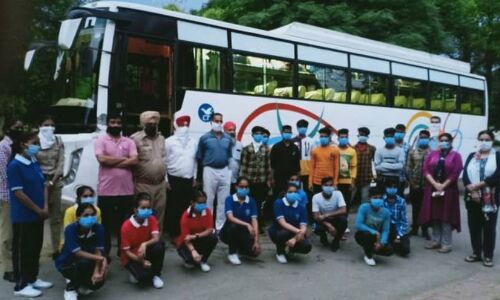 लॉकडाउन : पंजाब में फंसे नवोदय विद्यालय के 23 छात्रों को भेजा गया वापस मध्य प्रदेश