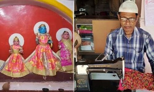 आशिक अली ने पेश की मिसाल, भगवान राम के लिए 34 वर्षों से निशु:ल्क तैयार कर रहे कपड़े