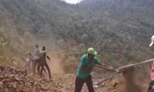 Lockdown में खाली टाइम का गांववालों ने किया इस्तेमाल, 3 किलोमीटर लंबी सड़क का किया निर्माण