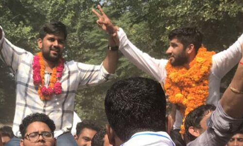 चार साल बाद जीता दिल्ली विश्वविद्यालय में कांग्रेस का छात्र संगठन