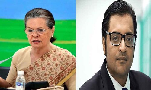 अर्णब गोस्वामी की सोनिया गांधी पर की गई टिप्पणी पर मचा बवाल, गहलोत ने की कार्रवाई की मांग