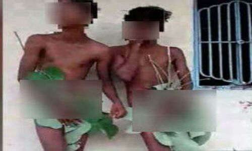 दलित लड़कों ने तालाब में नहाया तो पहले की पिटाई फिर गांवभर में नंगा घुमाया