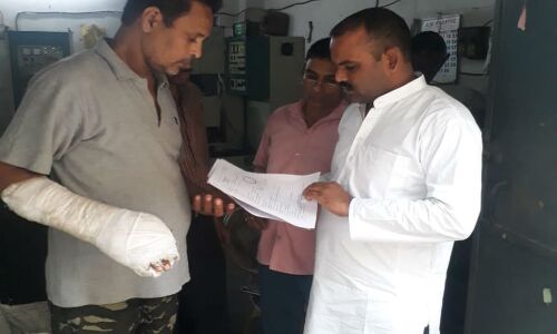 6 महीने का बकाया वेतन मांगा तो प्रांजल कंपनी मालिकान ने पिटवा दिया मजदूर को