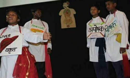 भोजन का सफर में बच्चों का शानदार अभिनय