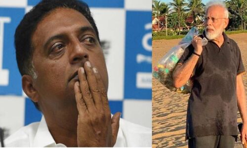 पीएम मोदी का समुद्र किनारे कूड़ा बीनने वाला वीडियो देख अभिनेता प्रकाश राज बोले कहां है हमारे नेताओं की सुरक्षा!