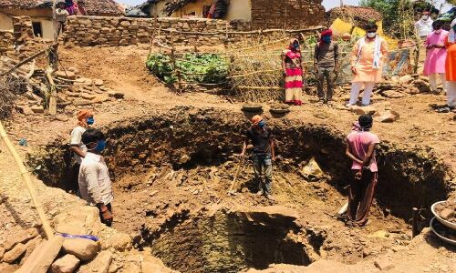 लॉकडाउन में पेश की आदिवासी दंपती ने मिसाल, 20 दिन में दोनों ने मिलकर खोद डाला कुआं