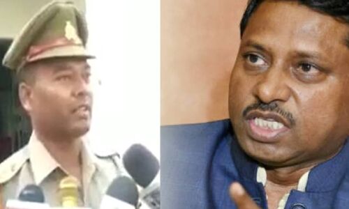 आचार संहिता की धज्जियां उड़ाने से किया मना तो मोदी कैबिनेट में मंत्री रहे भाजपा प्रत्याशी ने कर दी दारोगा की पिटाई