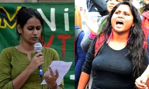 दिल्ली दंगों के मामले में पुलिस ने JNU की दो छात्राओं को किया गिरफ्तार