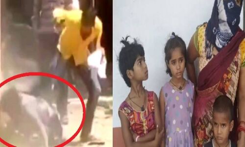 योगीराज : बलरामपुर में पुलिस के सामने सरेआम महिला की पिटाई, वीडियो हुआ वायरल तो 2 पुलिसकर्मी निलंबित