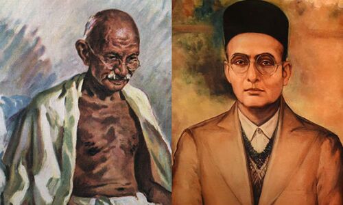 गांधी और सावरकर में उतना ही अंतर जितना मनु और तुलसीदास में गांधी और सावरकर में उतना ही अंतर जितना मनु और तुलसीदास में