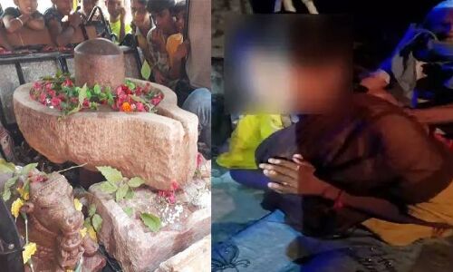 अंधविश्वास : UP में मंदिर गई 16 साल की युवती ने जीभ काटकर शिवलिंग पर चढ़ाई, ताकि कोरोनामुक्त हो गांव अंधविश्वास : UP में मंदिर गई 16 साल की युवती ने जीभ काटकर शिवलिंग पर चढ़ाई, ताकि कोरोनामुक्त हो गांव