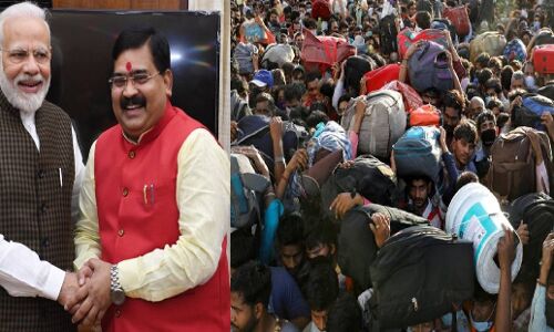 प्रवासी मजदूरों को देख BJP सांसद बोले, ये लोग लॉकडाउन में हॉलीडे मनाने जा रहे हैं गांव