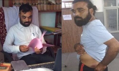 दाढ़ी देखकर वकील को मुस्लिम समझ पीटने वाला पुलिसकर्मी निलंबित