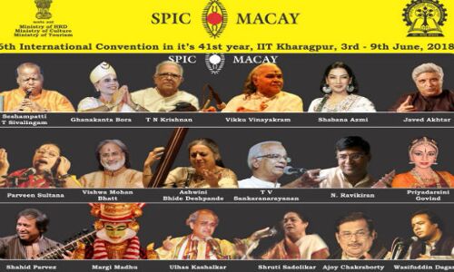 स्पिक मैके का 6वां अंतरराष्ट्रीय वार्षिक अधिवेशन आईआईटी खड़गपुर में 3 जून से, शामिल होंगी दिग्गज हस्तियां