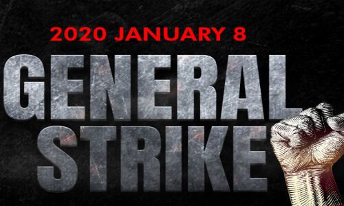 मोदी सरकार की नीतियों के खिलाफ 8 जनवरी 2020 को किसानों मजदूरों की देशव्यापी हड़ताल