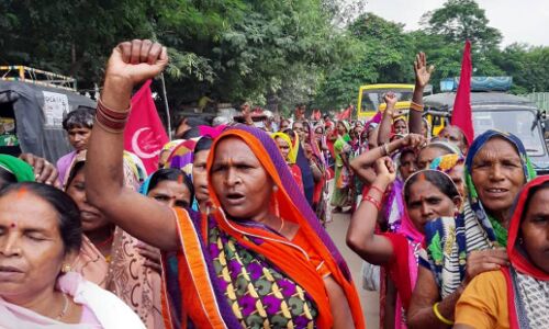 मजदूरों की बढ़ती बेरोजगारी और उनके हकों को लेकर मासा ने किया देशव्यापी विरोध प्रदर्शन