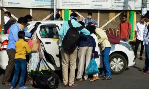 महाराष्ट्र के हजारों टैक्सी-ऑटो वाले यात्रियों को लेकर यूपी और बिहार के लिए निकले