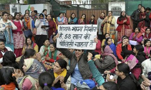 दिल्ली के कांट्रेक्ट टीचर आज करेंगे उपराज्यपाल आवास का घेराव