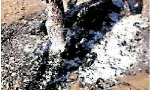 निरक्षर दलित के पूरी तरह जले हुए शव से पुलिस ने बरामद किया सुसाइड नोट!