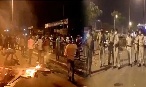 लॉकडाउन : भूख से परेशान हजारों प्रवासी मजदूरों ने गुजरात में बवाल, घर जाने की मांग को लेकर फूंक दीं गाड़ियां