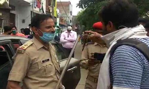 न्यूज स्टोरी करने पहुंचे पत्रकार को दरोगा ने दी सरेआम धमकी- गोली मार दूंगा