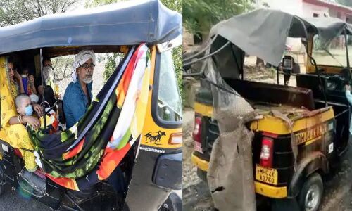 मुंबई से जौनपुर लौट रहा प्रवासी मजदूर परिवार हुआ हादसे का शिकार, मां-बेटी की मौके पर हो गयी मौत