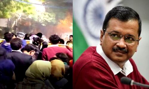 दिल्ली दंगे के खिलाफ केजरीवाल के आवास पर प्रदर्शन , छात्रों पर हुआ लाठीचार्ज 40 गंभीर रूप से घायल