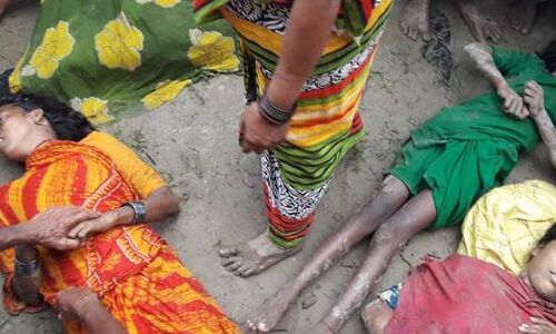 मूंग की ​फलियां तोड़तीं 6 महिला मजदूरों की मौत