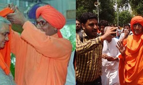 अटल बिहारी वाजपेयी को श्रद्धांजलि देने पहुंचे स्वामी अग्निवेश के साथ भाजपाई गुंडों ने फिर की मारपीट