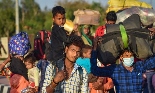 राज्य से बाहर फंसे हुए कामगारों को बिहार सरकार ने भेजी 1000 रूपये की सहायता