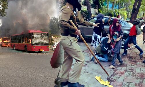 CAB के खिलाफ प्रदर्शन हुआ उग्र, जामिया में बसों में लगाई आग, मनीष सिसोदिया बोले BJP ने पुलिस से लगवाई आग