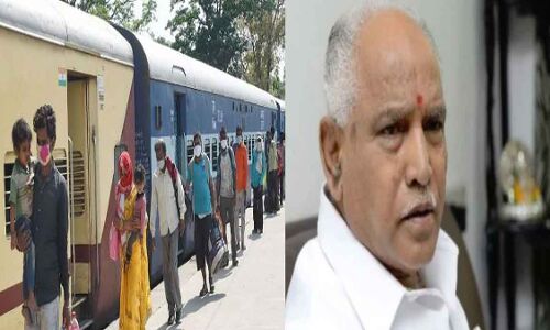 बिल्डरों के कहने पर येदियुरप्पा ने कैंसिल कराई ट्रेनें, कर्नाटक के प्रवासी मजदूर अब नहीं जा पाएंगे अपने घर