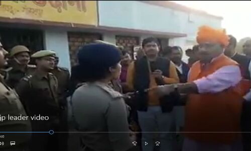 गोरखपुर में भाजपा प्रत्याशी ने डाला आईपीएस पर बोगस वोटिंग कराने का दबाव