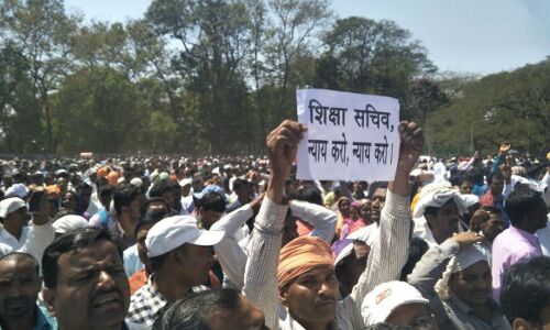 नाराज पारा शिक्षकों ने चेताया इवेंट मैनेजमेंट वाली भाजपा सरकार ने नहीं दिया कान तो जल्द बन जाएगा झारखंड लालखंड