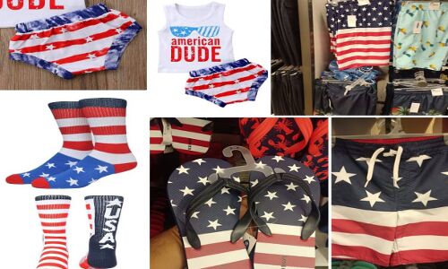 अमेरिकी स्वतंत्रता दिवस पर वहां के राष्ट्रीय झंडे वाले अंडरगार्मेंट की लगती है सेल, लोग करते हैं खूब खरीददारी