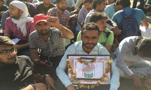 राजनाथ सिंह के जुबानी आश्वासन पर एसएससी छात्रों को नहीं भरोसा, जारी रहेगा आंदोलन