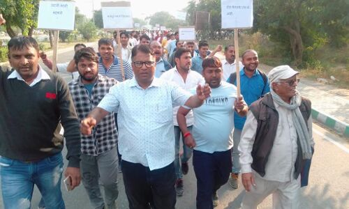 आंदोलनकारी होंडा मज़दूरों ने 22 किलोमीटर लम्बी रैली निकालकर जताया विरोध, दी आंदोलन और तेज करने की चेतावनी